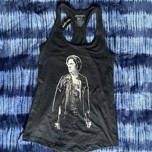 Hot Topic Riverdale Jug Jacket Tank, size small, black